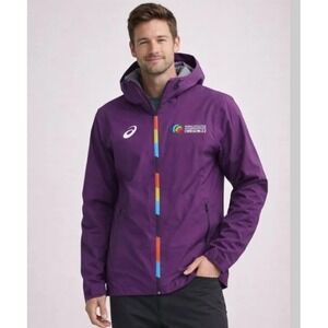 Asics World Athletics Championships Oregon 22 Purple Hooded Jacket‎ Unisex Small